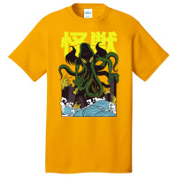 Japanese Cthulhu Basic T-shirt | Artistshot