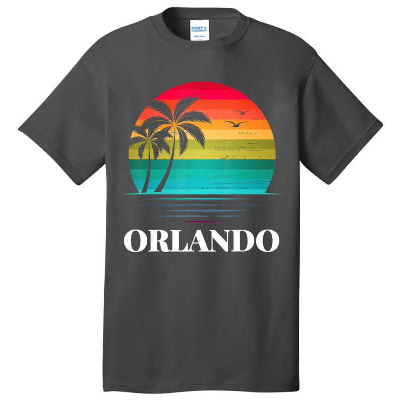 Limited Edition Orlando Florida Vacation Beach Island Family Group Basic T-shirt by Whitehead Hoppe | Artistshot