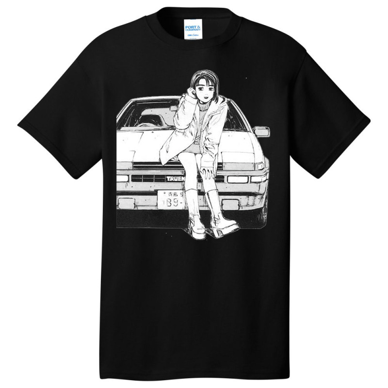 Initial D Natsuki Drift Touge Anime Eurobeat Basic T-shirt by laungelupikd | Artistshot