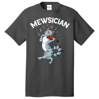 Mewsician Fiddle Cat Violin Musician Instrument T Shirt Basic T-shirt | Artistshot