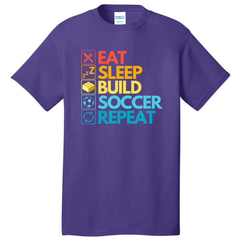 Master Builder Cute Block Building Soccer Vintage Basic T-shirt | Artistshot