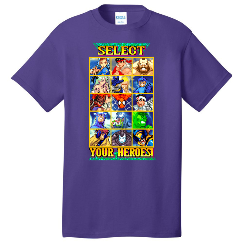 Select Your Heroes Basic T-shirt | Artistshot