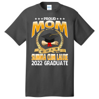 Womens Proud Mom Of A Summa Cum Laude 2022 Graduate V Neck T Shirt Basic T-shirt | Artistshot