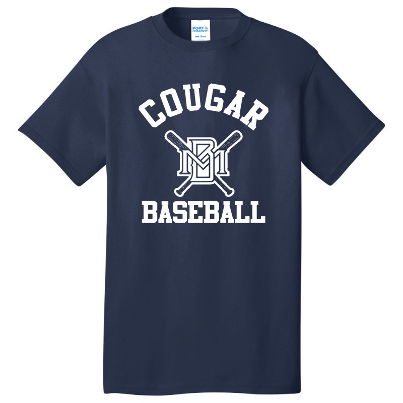 Cougars Baseball Basic T-shirt by Christina H Cable | Artistshot