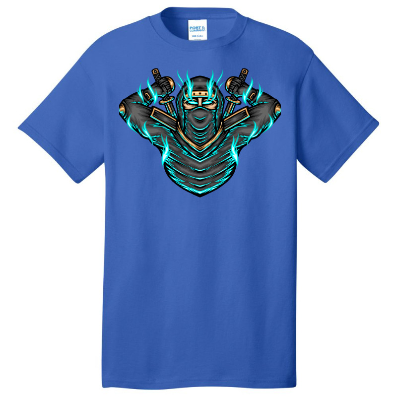 Ninja Shadow Illustration Basic T-shirt | Artistshot