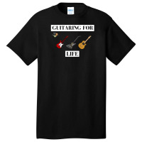 Guitaring For Life 1 Basic T-shirt | Artistshot