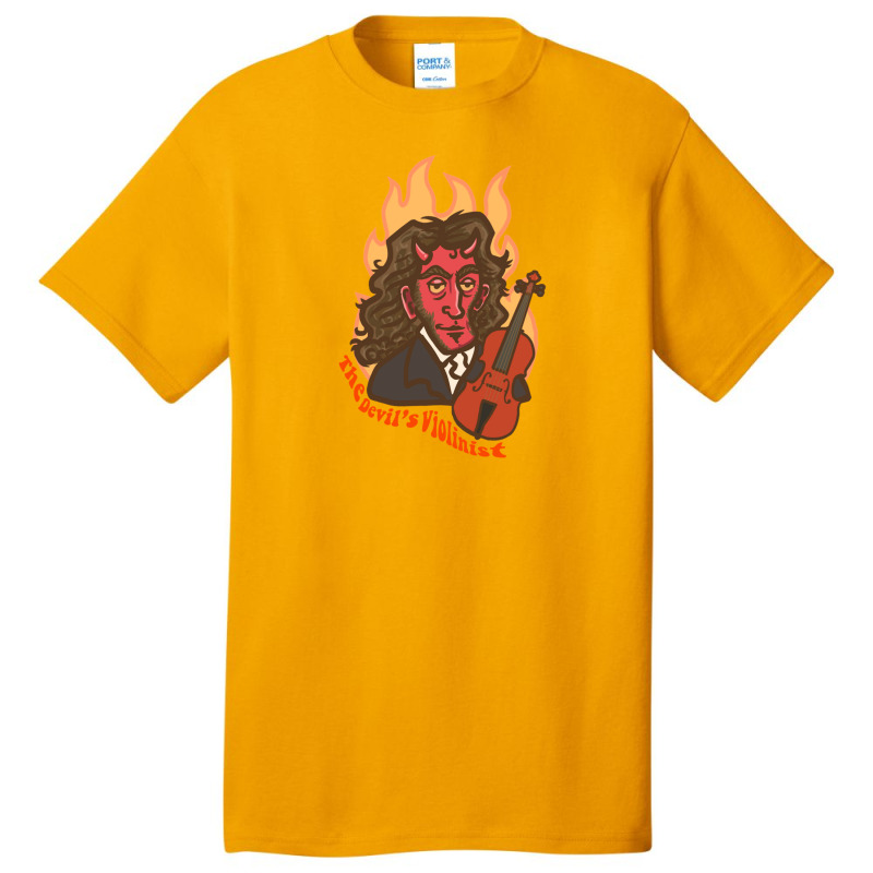 Paganini  Devil’s Violinist Basic T-shirt by MiltonLane | Artistshot