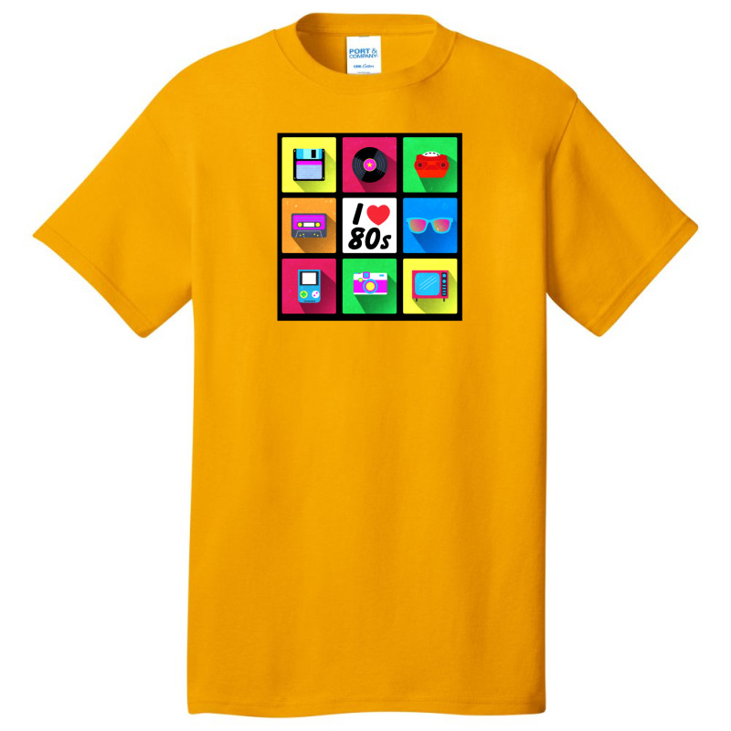 I Love 80's Essential Basic T-shirt | Artistshot