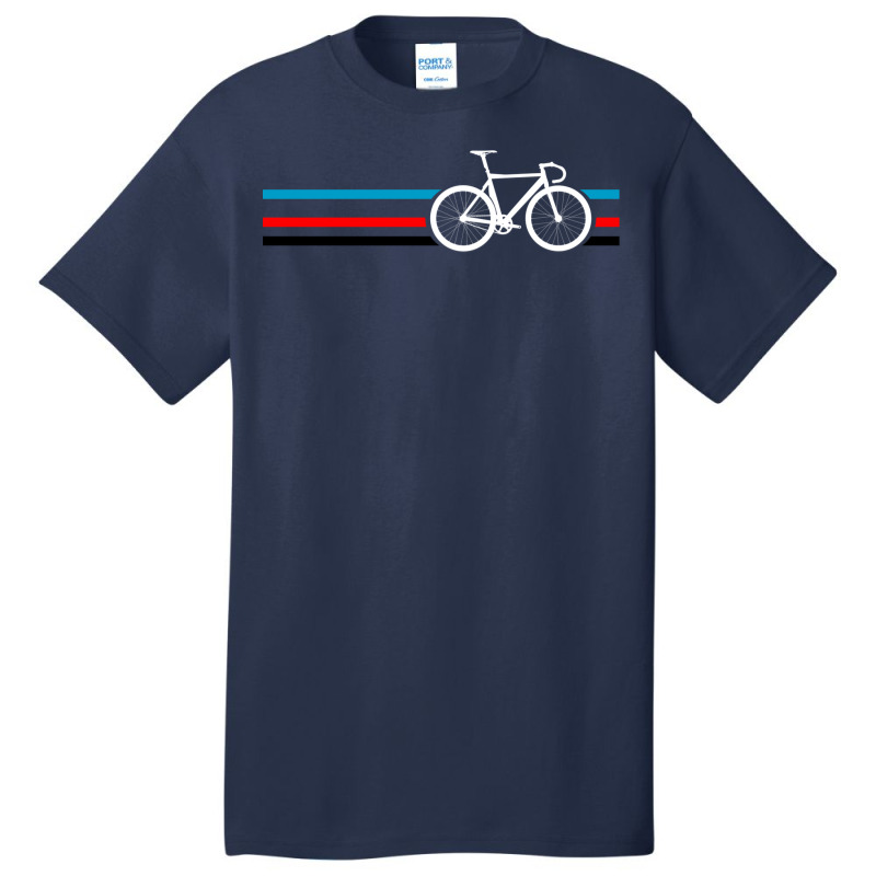 Bike Stripes Velodrome 15 Basic T-shirt by andeekngueloc | Artistshot