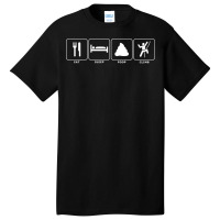 Eat. Sleep. Poop. Climb. Basic T-shirt | Artistshot