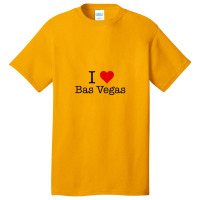 I Love Bas Vegas Basildon England 1 Basic T-shirt | Artistshot