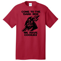 Come To The Dark Side We Have Cookie Black Print Basic T-shirt | Artistshot