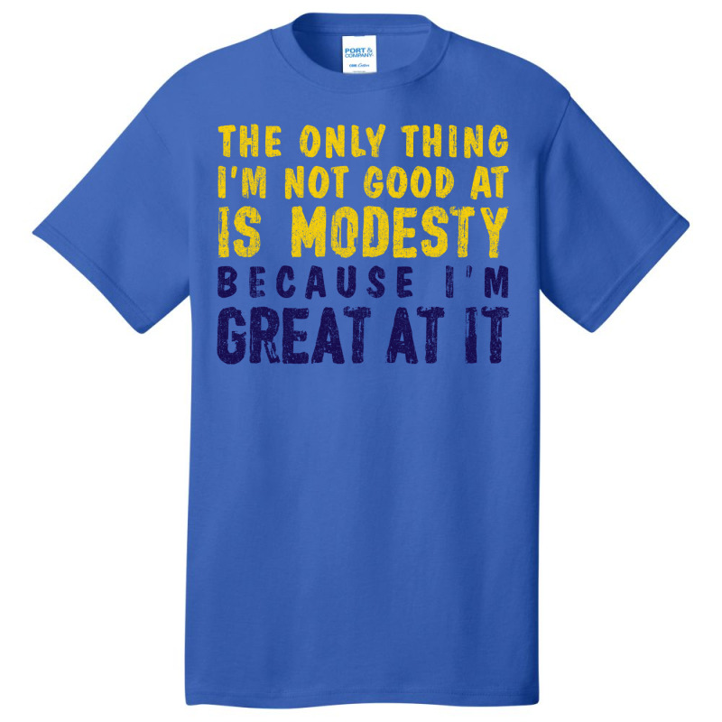 Modesty (variant) Basic T-shirt by bozevaquena9 | Artistshot