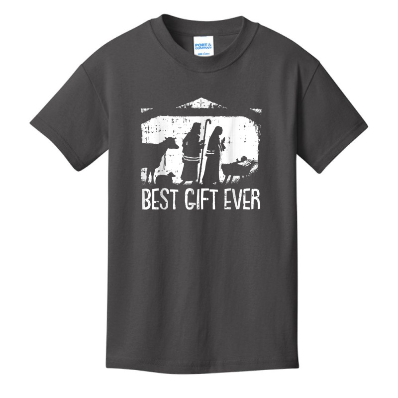 Best Ever Christmas Cool Jesus Nativity Scene Christian T Shirt Basic Youth T-shirt by bettincam | Artistshot