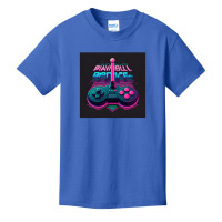 Motorcycle  Retro Synthwave Basic Youth T-shirt | Artistshot