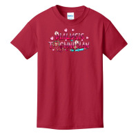 Dialysis Technician Buffalo Plaid Heart Cute Valentine's Day T Shirt Basic Youth T-shirt | Artistshot