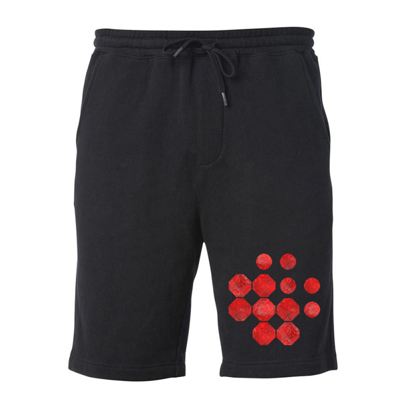 Red Dots Fleece Short by Attirees | Artistshot