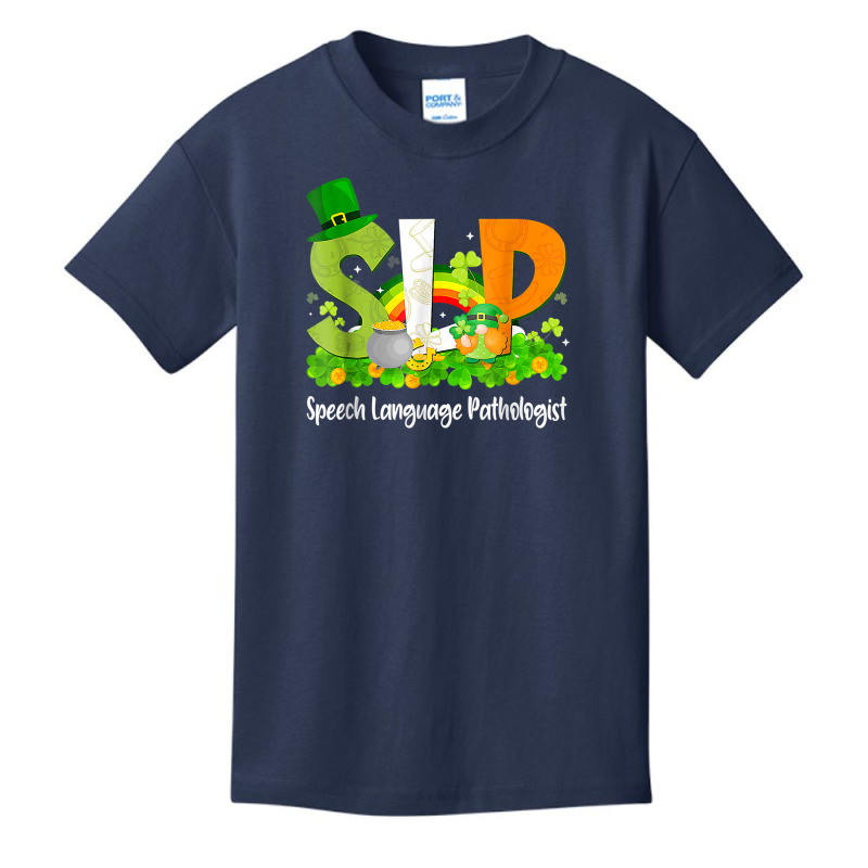 Speech Language Pathologist St Patrick's Day Slp Therapy T Shirt Basic Youth T-shirt by angellacz6cstu | Artistshot