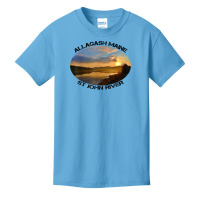 St John River Allagash Maine Sunrise T Shirt Basic Youth T-shirt | Artistshot