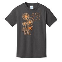 Melanin Dandelion Flamingo Black History Month Cute Blm Bird T Shirt Basic Youth T-shirt | Artistshot