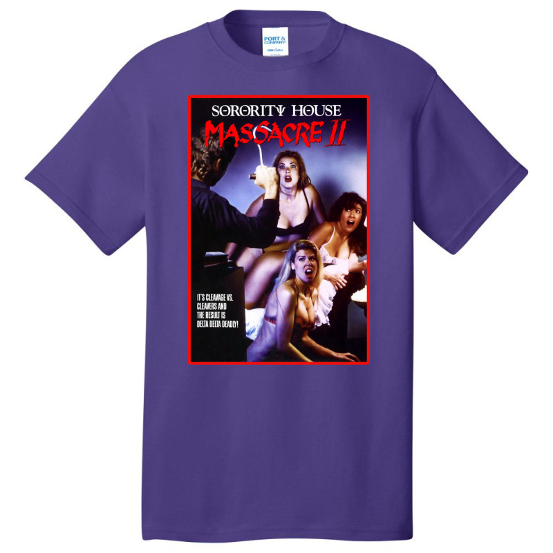 Sorority House Massacre Ii   Original Poster Art（1990）☆vhsgasm V Basic T-shirt by menayselby6 | Artistshot