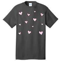 Pink Hearts Basic T-shirt | Artistshot