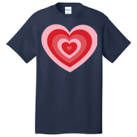 Red And Pink Hearts Basic T-shirt | Artistshot