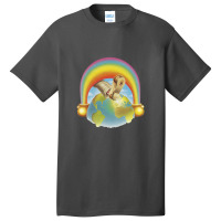 Kick The 'grateful' Rainbow Basic T-shirt | Artistshot