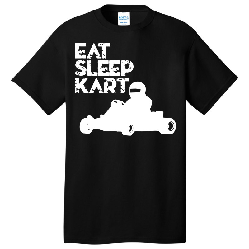 Gokart Racing Eat Sleep Kart Pro Basic T-shirt by rejahyertayb | Artistshot