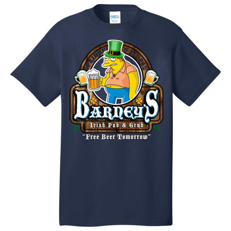 Barney's Irish Pub And Grub Basic T-shirt by ljusikryanzp | Artistshot