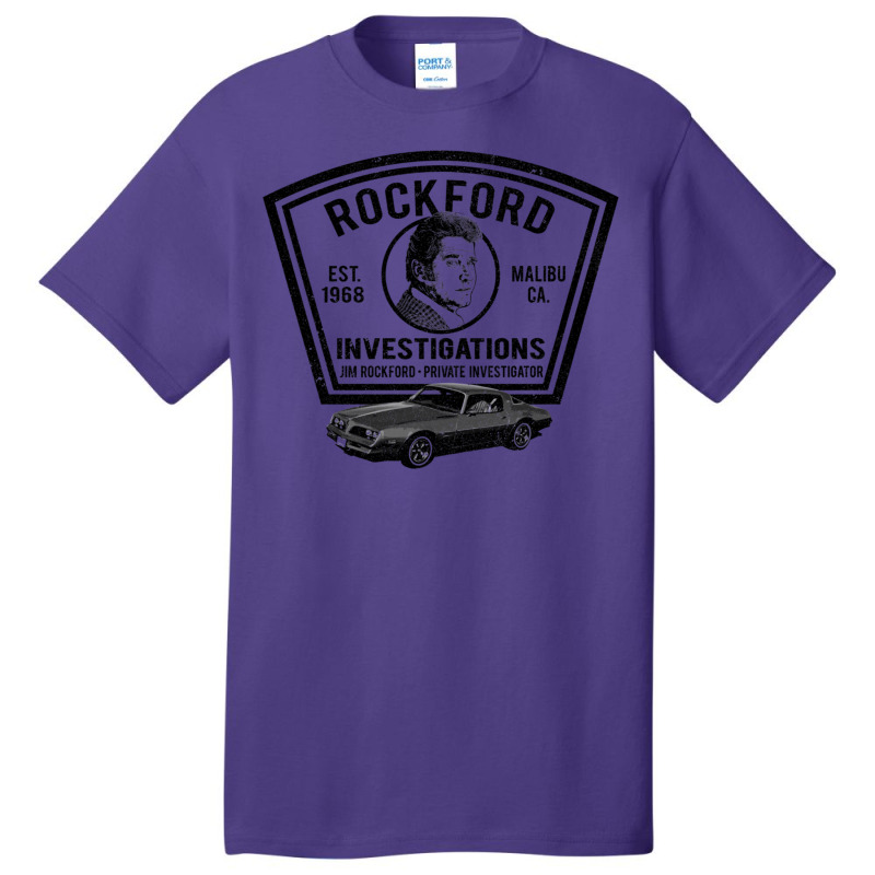 Jim Rockford Private Investigator Basic T-shirt by kebabbmkhabar | Artistshot