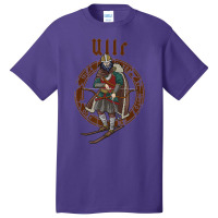 Ullr  God Of Archery  Viking Gifts Hunting Ski Basic T-shirt | Artistshot