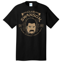 Club Swanson Basic T-shirt | Artistshot