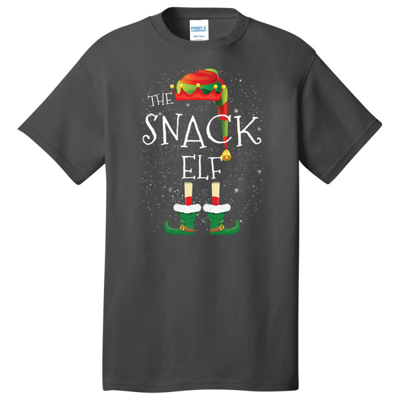 Snack Elf Family Matching Christmas Group Funny Pajama Gift Basic T-shirt | Artistshot