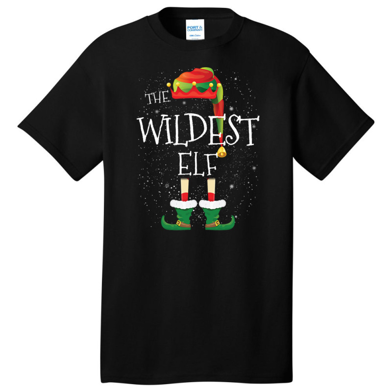 Wildest Elf Family Matching Christmas Group Funny Gift Basic T-shirt | Artistshot