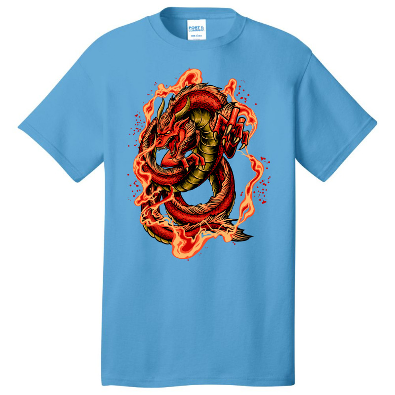 Racing Dragon Basic T-shirt by mochamad ervando | Artistshot