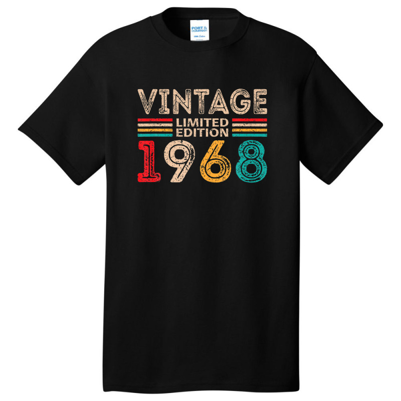 Vintage 1968 54 Year Old Gifts Limited Edition 54th Birthday Basic T-shirt | Artistshot