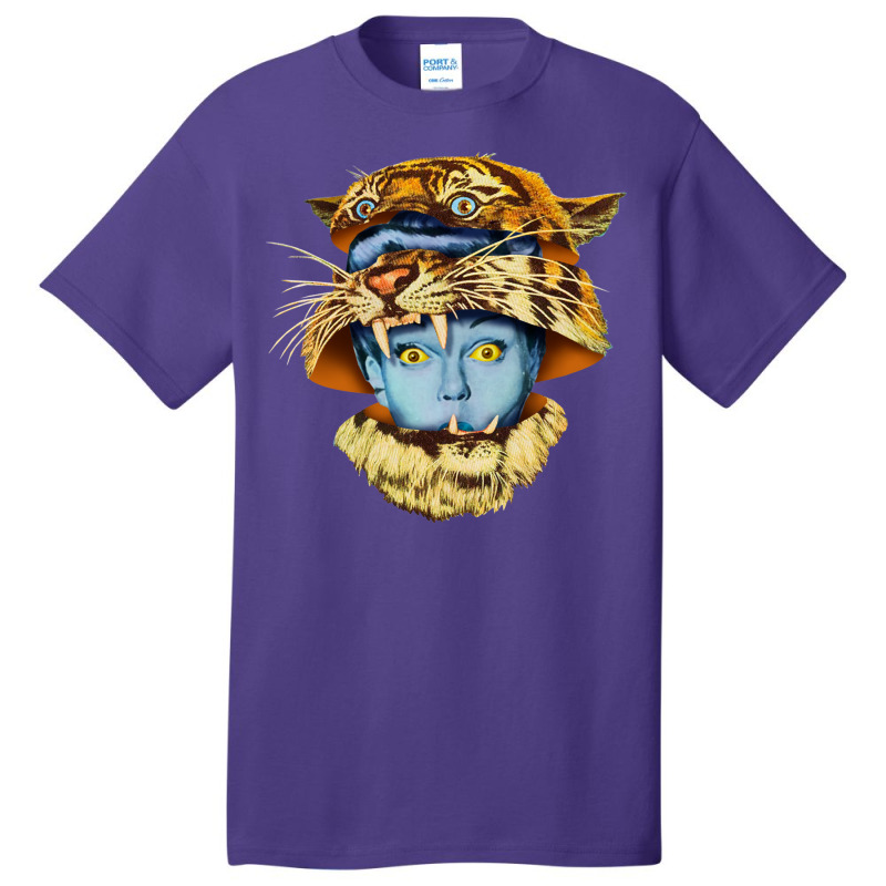 Tiger Lady Basic T-shirt by hmzhviholal | Artistshot