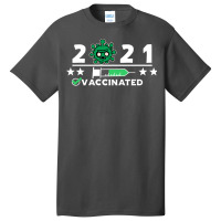 2021 Vaccinated Basic T-shirt | Artistshot