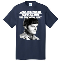 One Flew Over The Cuckoo's Nest With Title Illustration Basic T-shirt | Artistshot