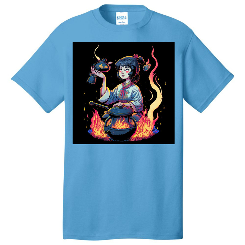 Woman Cooking Basic T-shirt | Artistshot