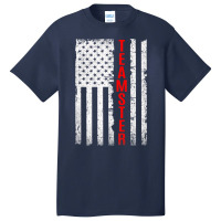 Teamster Proud American Flag Distressed Premium Basic T-shirt | Artistshot