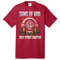 Christian Bikersons Of God Holy Spirit Chapter Basic T-shirt | Artistshot