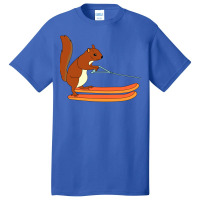 Waterskiing Ski Squirrel Freestyle Gift Animal Basic T-shirt | Artistshot