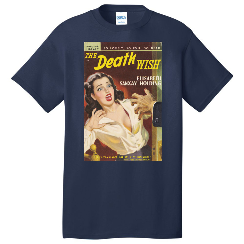 Vintage Hardboiled Detective Paperback Cover 14 Basic T-shirt | Artistshot