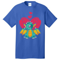 Fantasy Animal Dragon Lover Hearts Cute Dragon Basic T-shirt | Artistshot