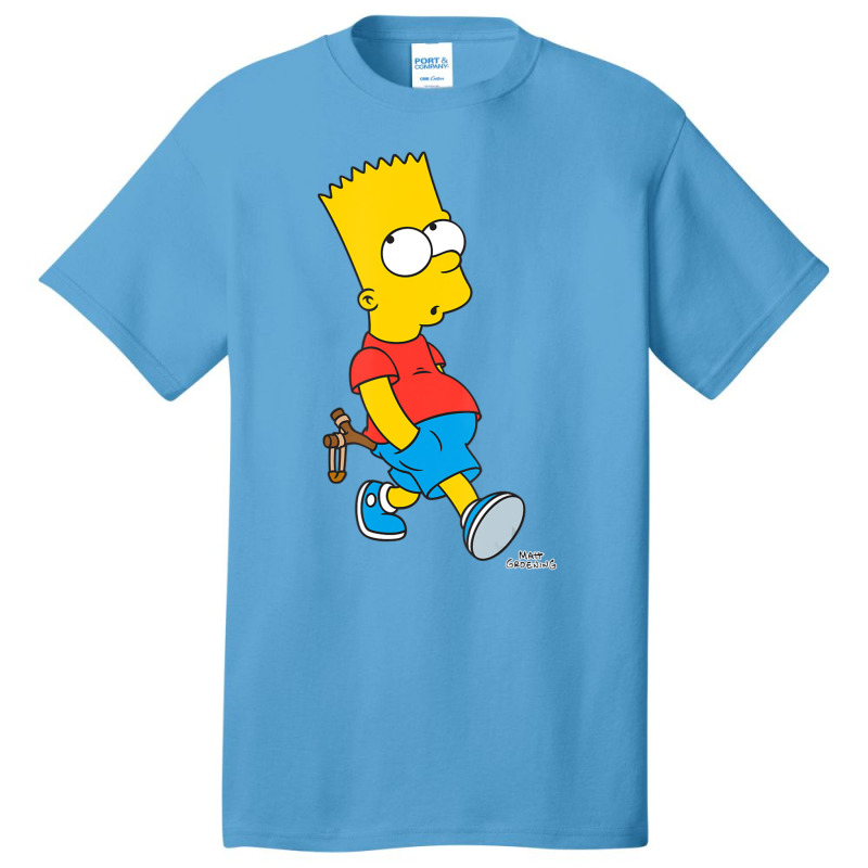 The Simpsons Bart Simpson With Slingshot Basic T-shirt | Artistshot