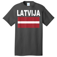 Latvija Flag T Shirt Cool Latvian Latvia Flags Gif Basic T-shirt | Artistshot