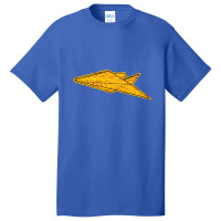 Silhouette Tiles Of An Old Folding Paper Airplanes Basic T-shirt | Artistshot