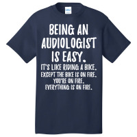 Being An Audiologist Hipster Basic T-shirt | Artistshot